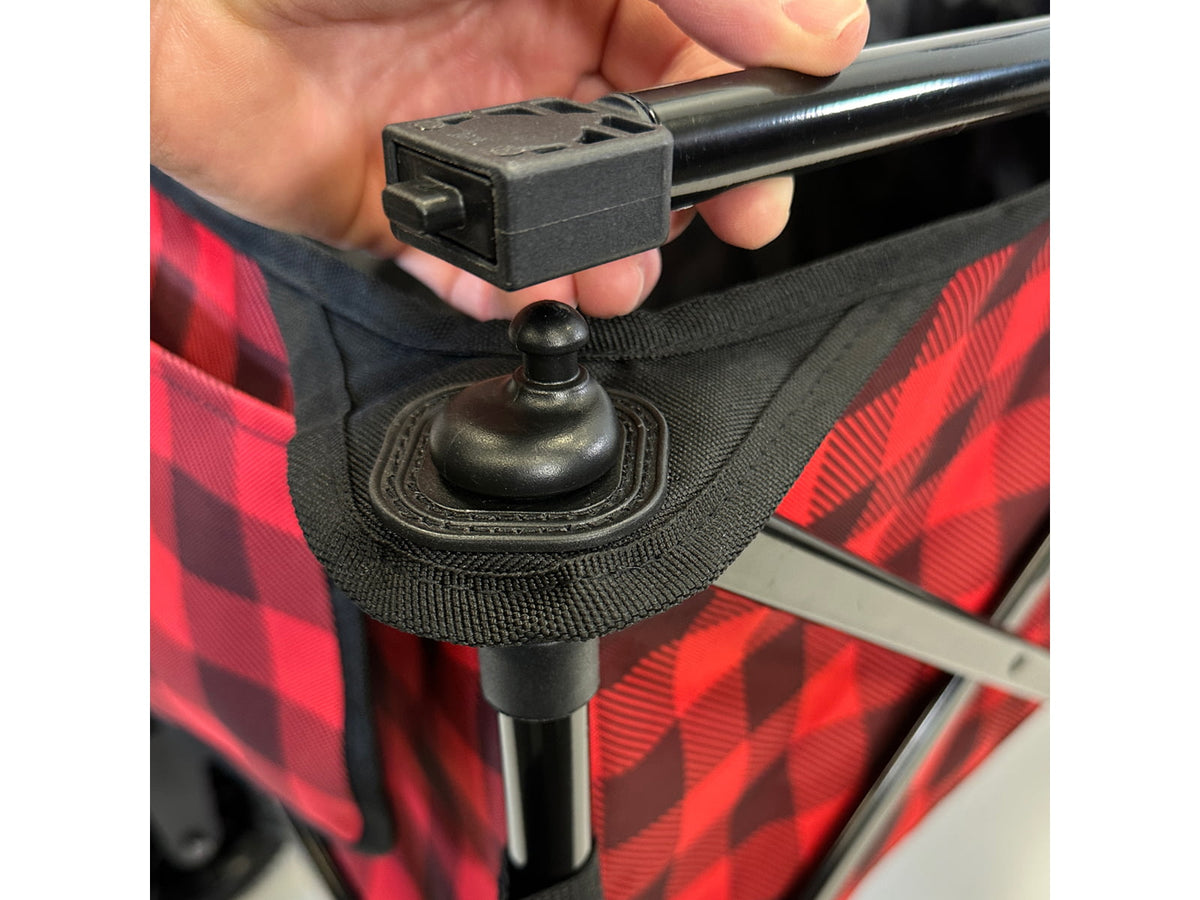 Kuma Outdoor Gear Kodiak Utility Cart Red/Black 894-KM-KUC-RB