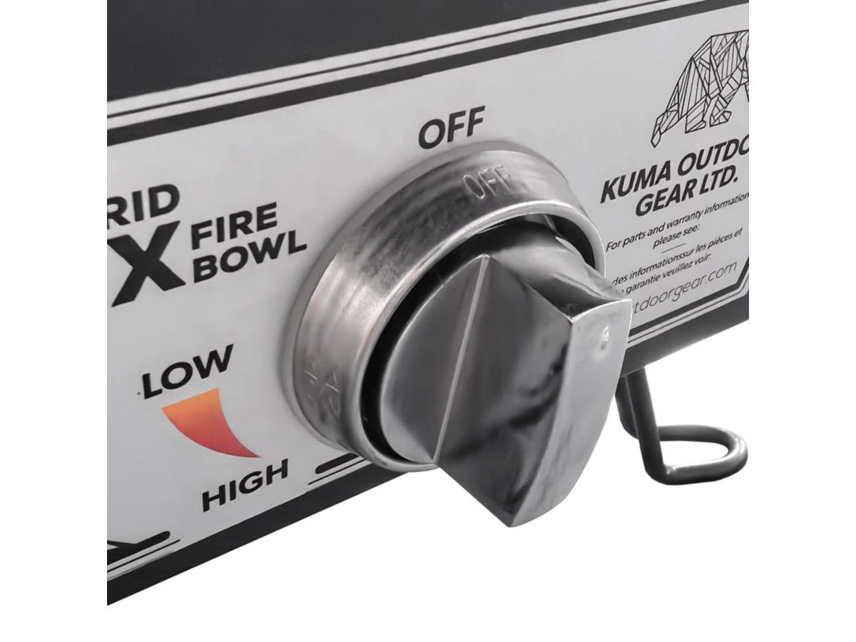 Kuma Outdoor Gear Off Grid Hex Fire Bowl Black Including Carry Bag 504-KM-HCFB-BB