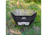 Kuma Outdoor Gear Off Grid Hex Fire Bowl Black Including Carry Bag 504-KM-HCFB-BB