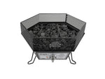 Kuma Outdoor Gear Off Grid Hex Fire Bowl Black Including Carry Bag 504-KM-HCFB-BB