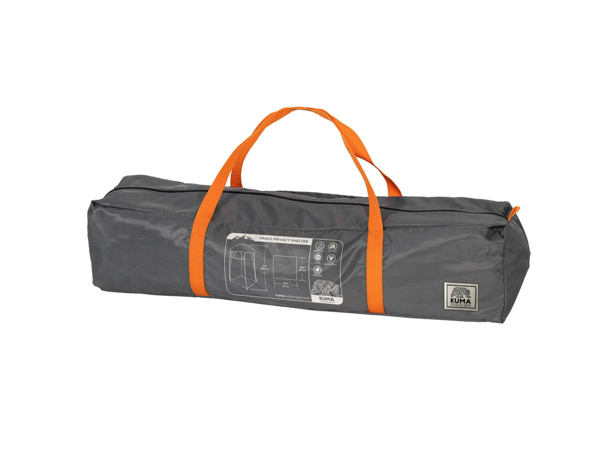 Kuma Outdoor Gear Peaks Privacy Shelter Graphite/Orange 874-KM-PPS-GROR