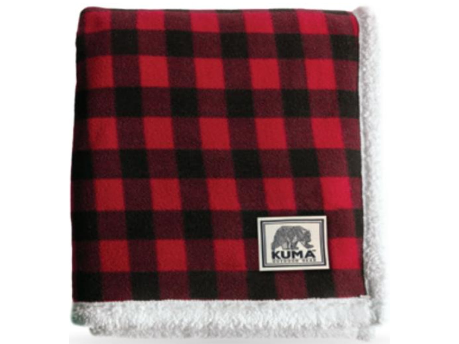 Kuma Outdoor Gear Lumberjack Sherpa Throw Red/black NEW AVAILABLE SS26 418-KM-LJST-LG-RB