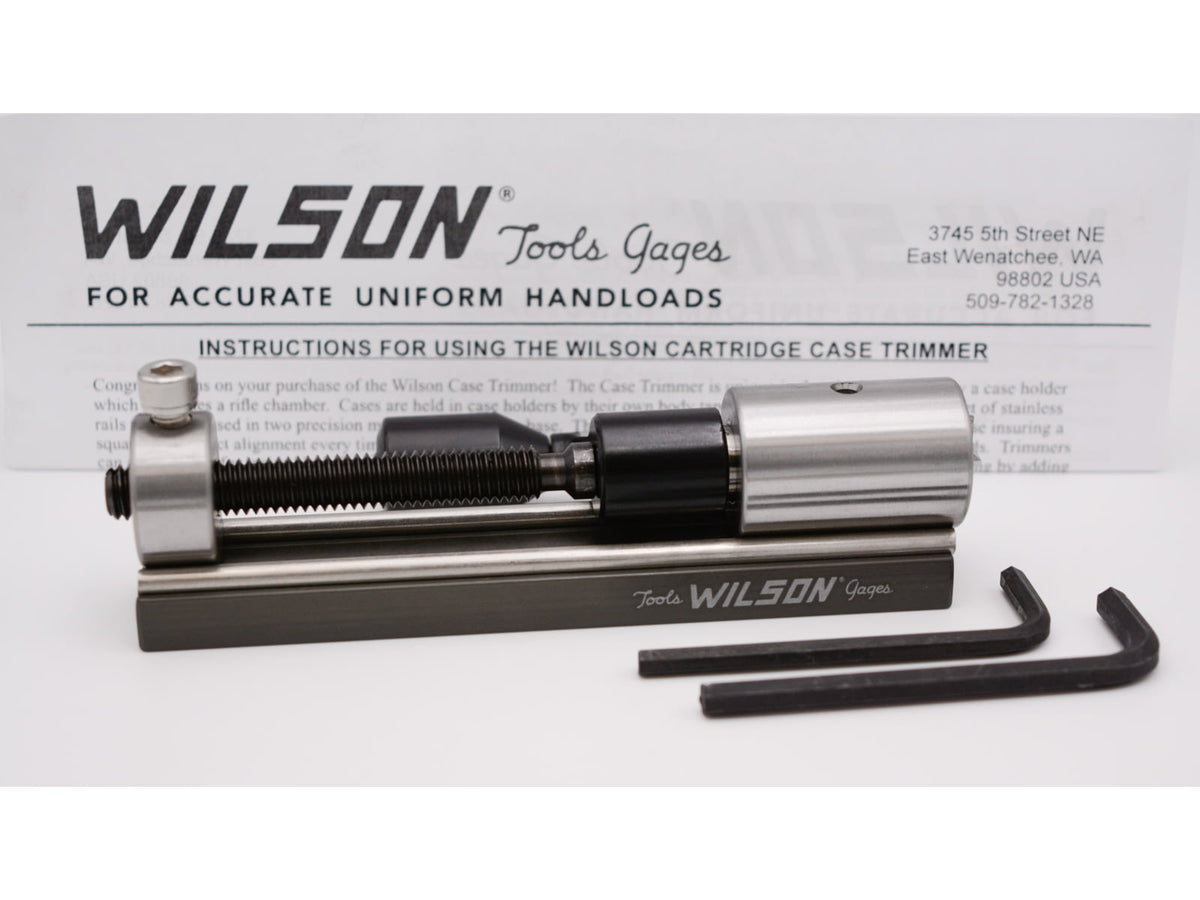 L.E. Wilson CT 17-45 Trimmer w/ STD Stop Silver CTS-STDU