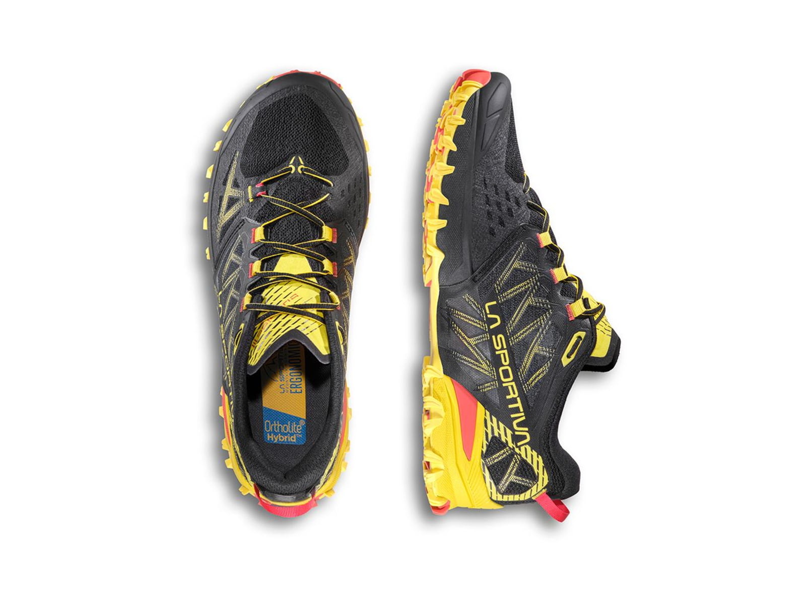 La Sportiva Bushido III Road Running Shoes - Men's Black/Yellow