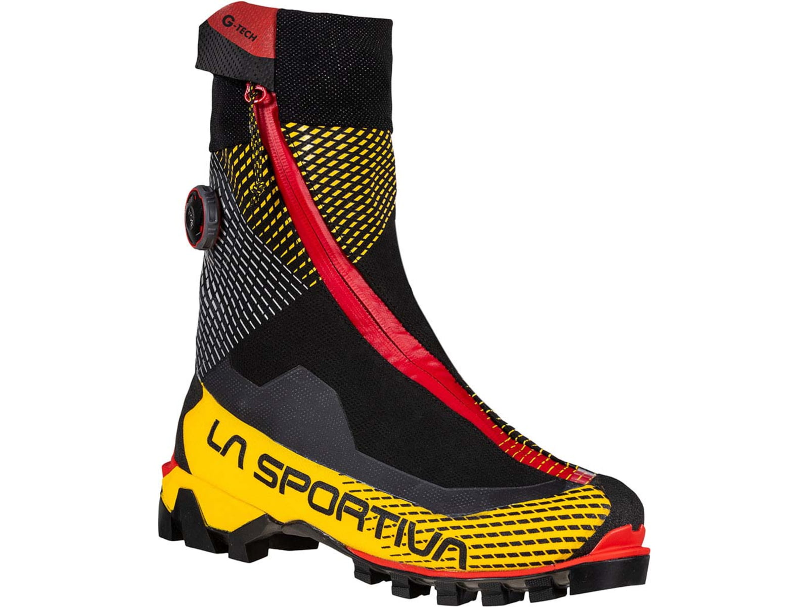 USED La Sportiva G-Tech Mountaineering Shoes - Men's Black/Yellow