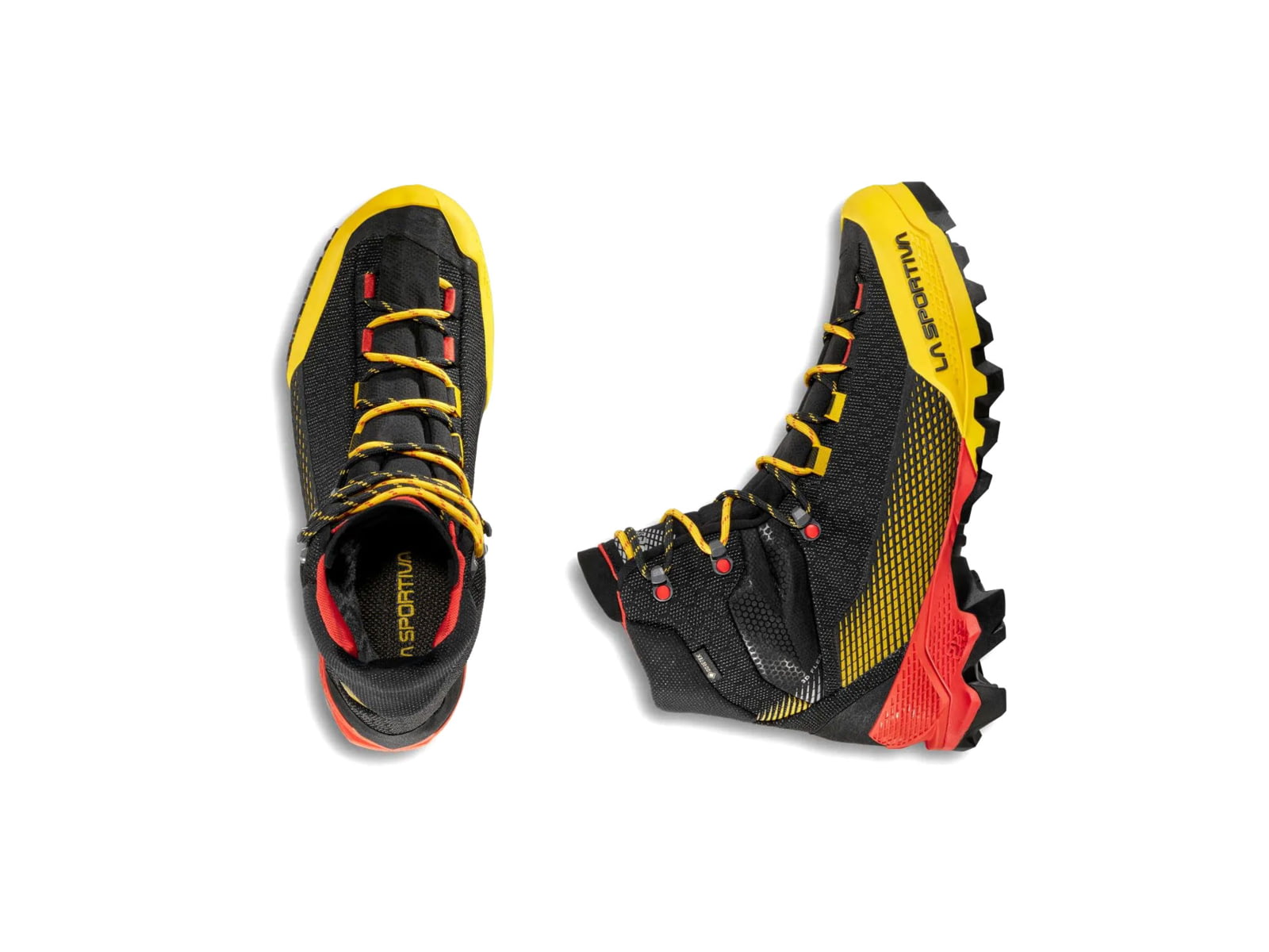 La Sportiva Aequilibrium ST GTX Mountaineering Boots - Men's Black/Yellow