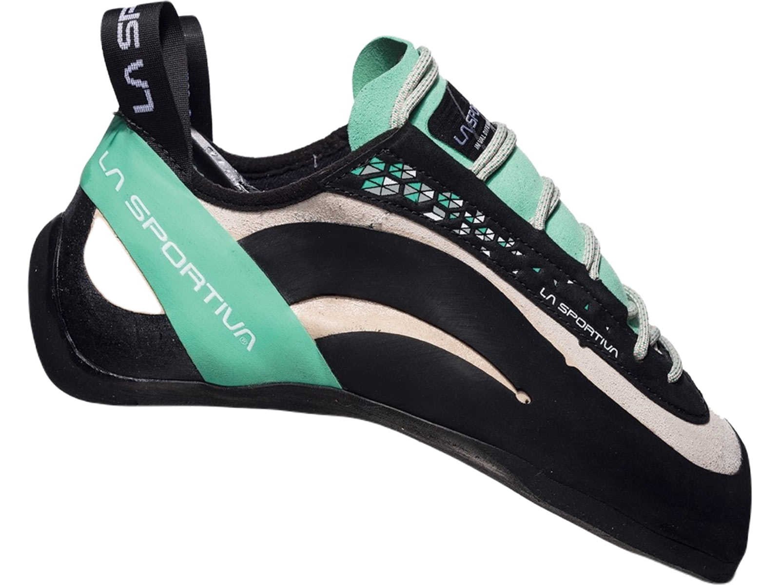 La Sportiva Miura Climbing Shoes - Women's White/Jade Green