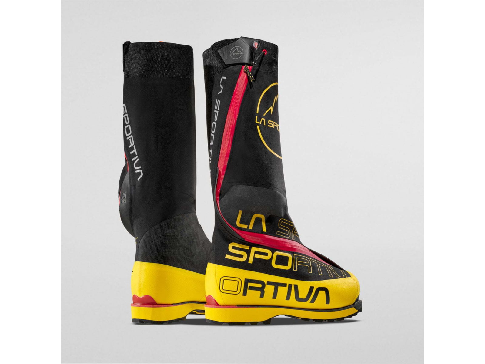 USED La Sportiva Olympus Cube S Mountaineering Shoes - Men's Yellow/Black