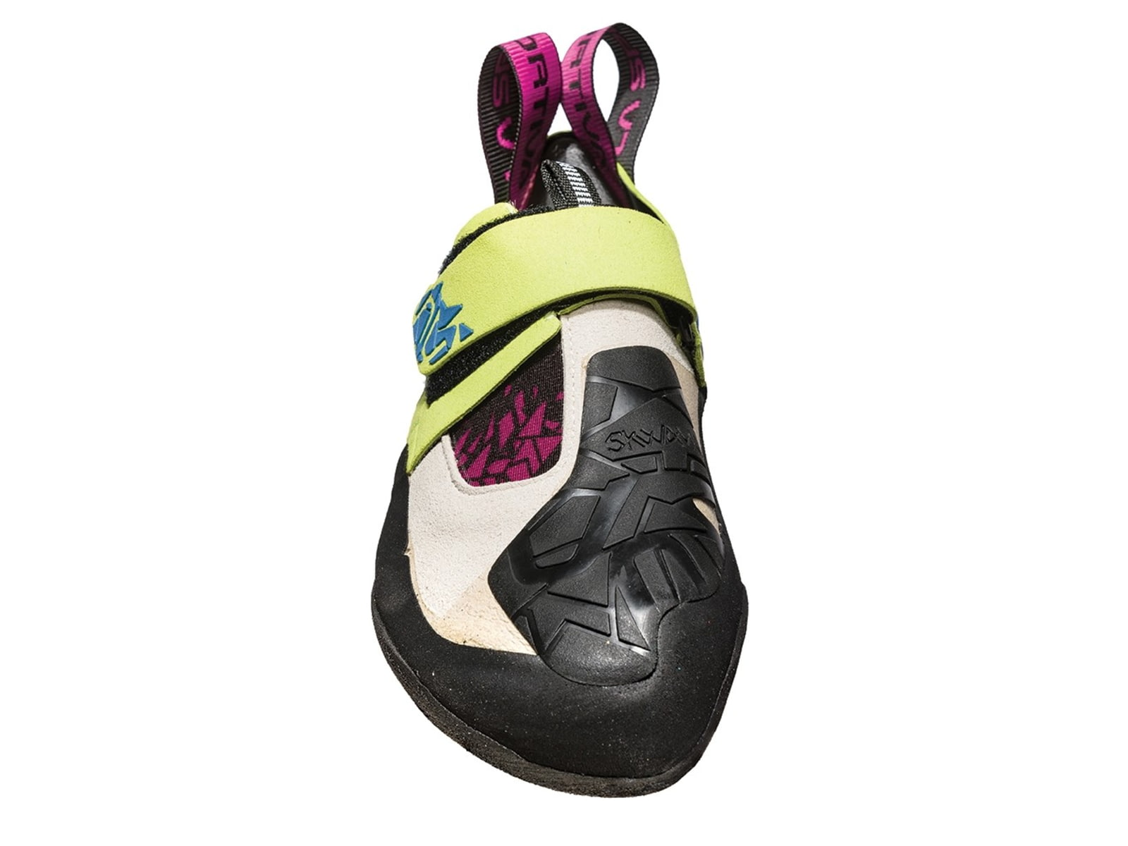 La Sportiva Skwama Climbing Shoes - Women's Apple Green/Cobalt Blue