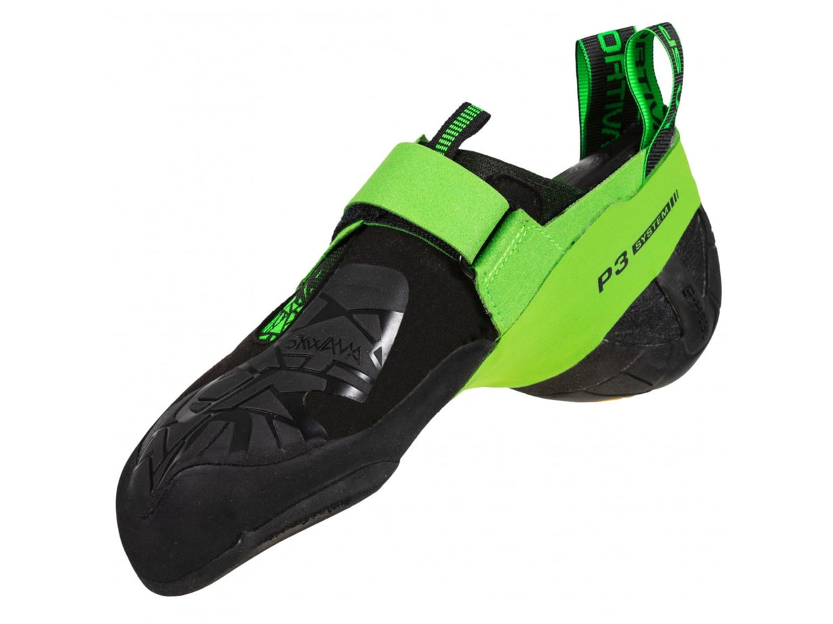 La Sportiva Skwama Vegan Climbing Shoes - Men's Black/Flash Green