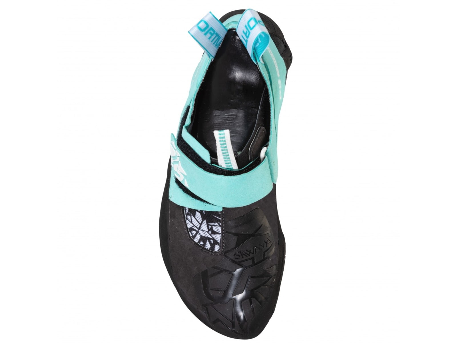 La Sportiva Skwama Vegan Climbing Shoes - Women's Carbon/Turquoise