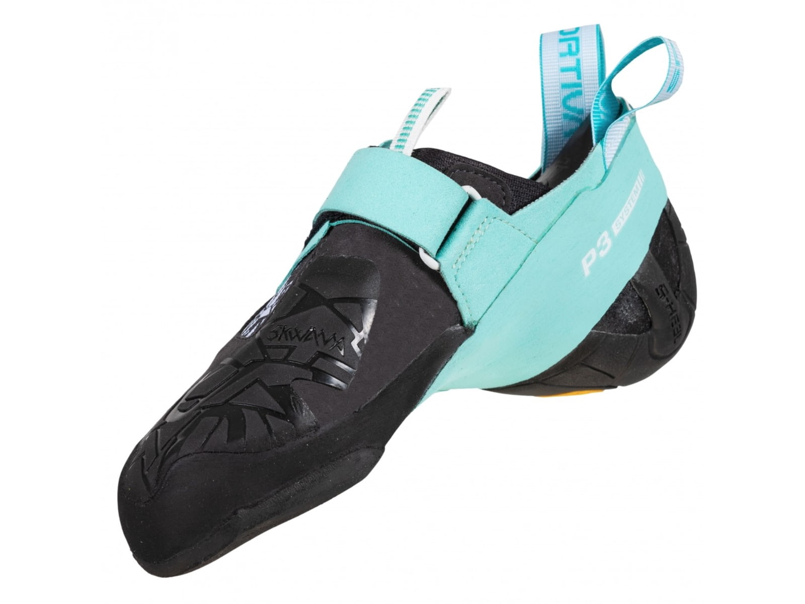 La Sportiva Skwama Vegan Climbing Shoes - Women's Carbon/Turquoise