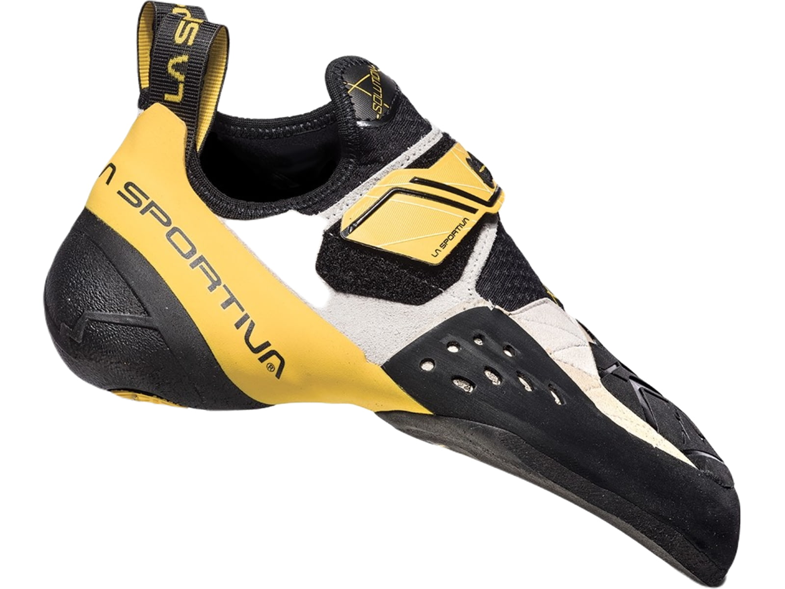 La Sportiva Solution Climbing Shoes - Men's White/Yellow