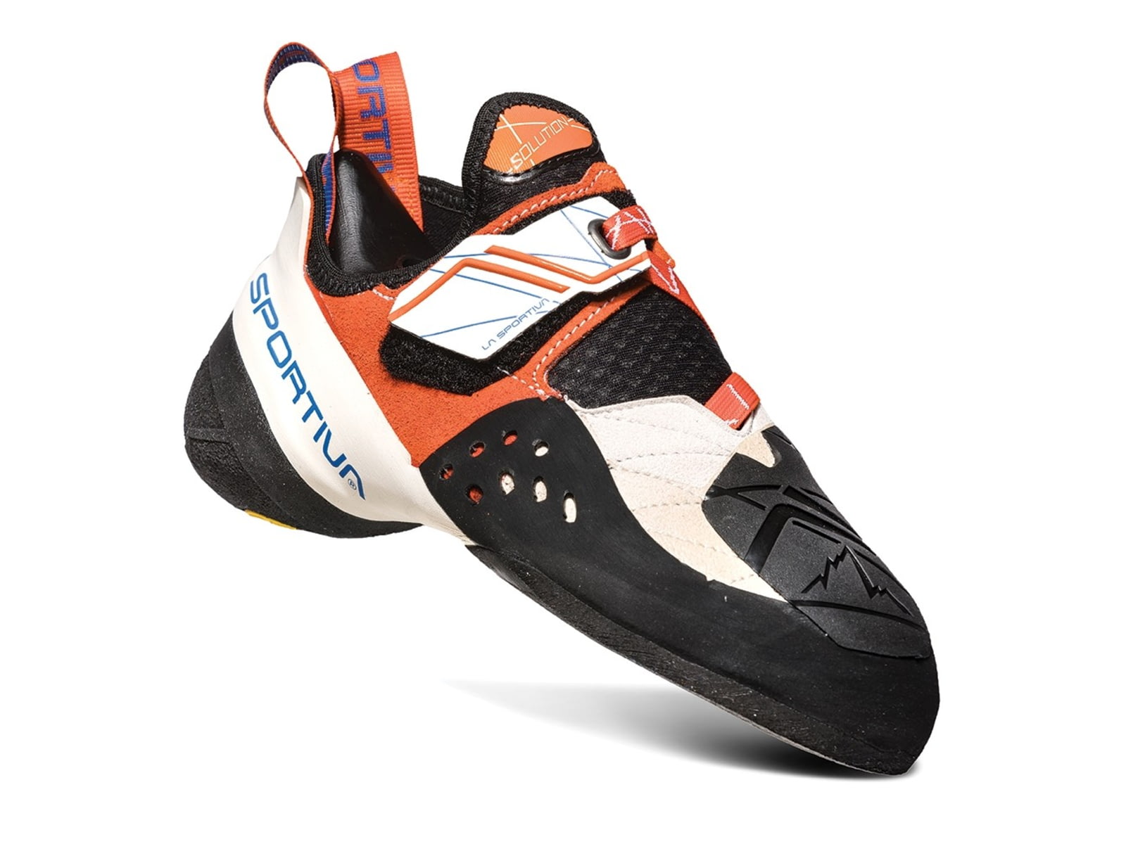 La Sportiva Solution Climbing Shoes - Women's White/Lily Orange