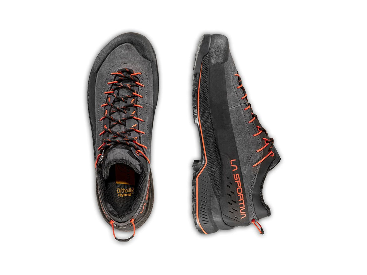 La Sportiva TX4 Evo Hiking Shoes - Men's Carbon/Cherry Tomato