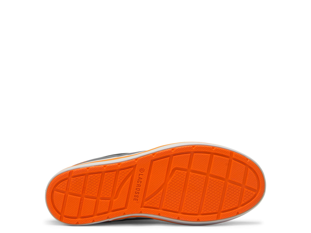 LaCrosse Footwear Alpha Deck Boots 6in - Men's 9.5 US Wide Width Gray/Orange