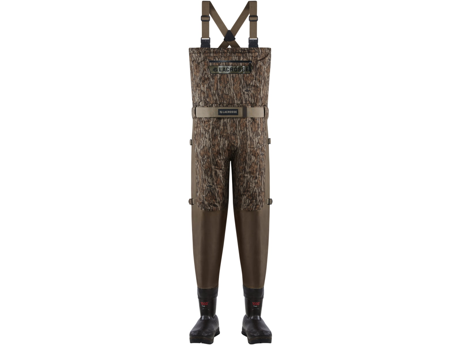 LaCrosse Footwear Alpha Swampfox Breathable Mossy Oak Bottomland 1000G Size 8 700087-8