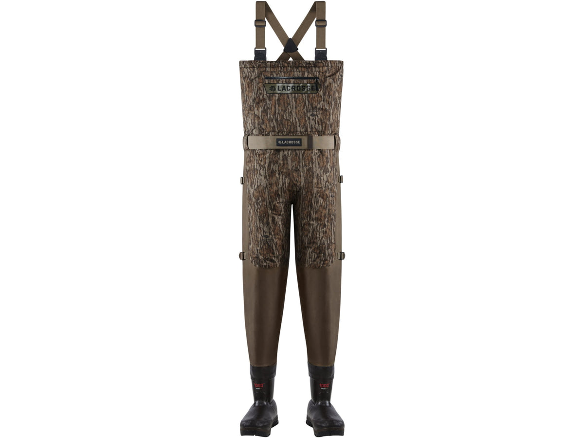 LaCrosse Footwear Alpha Swampfox Breathable Mossy Oak Bottomland 1000G Size 8 700087-8