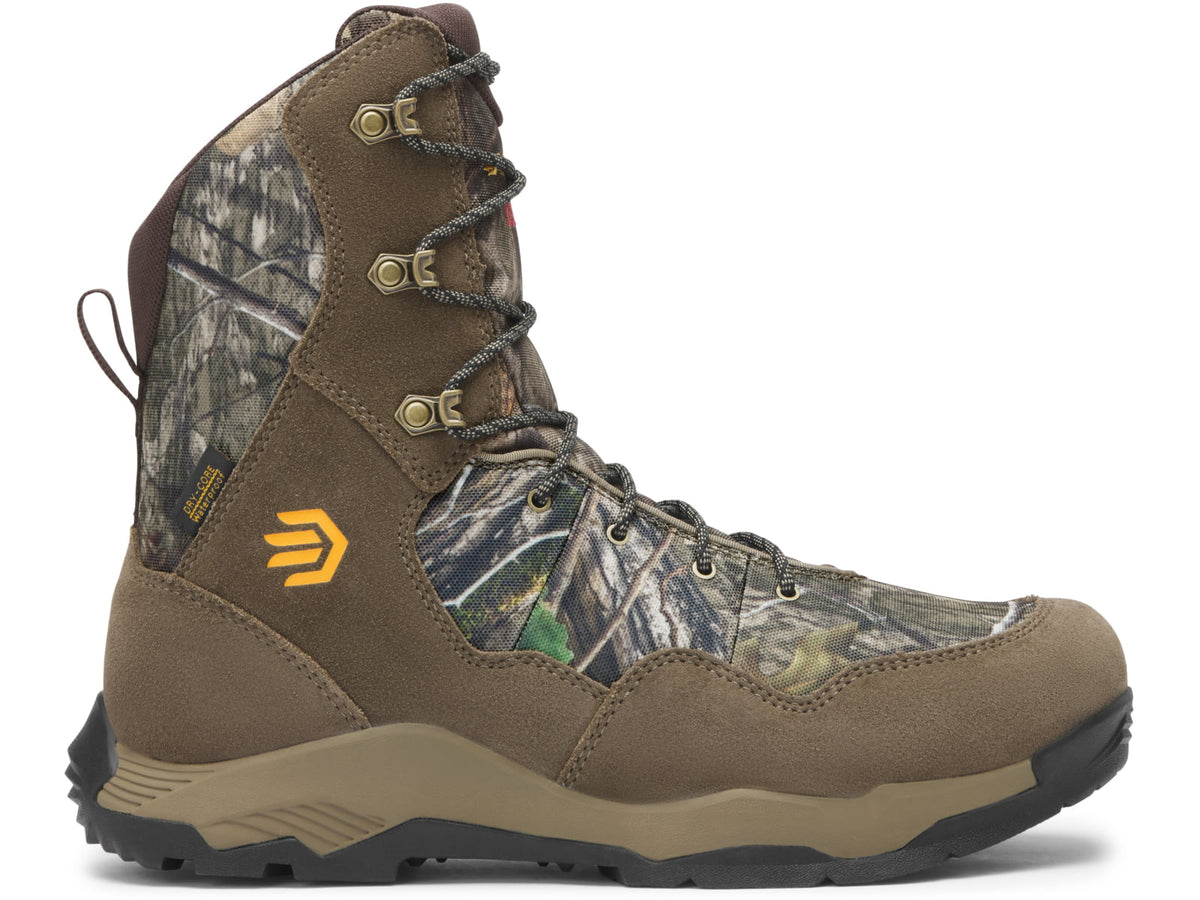 LaCrosse Footwear Ridgeback 800G Thinsulate Ultra 8in Hunting Boots - Men's 9 US Regular Mossy Oak Country DNA/Brown