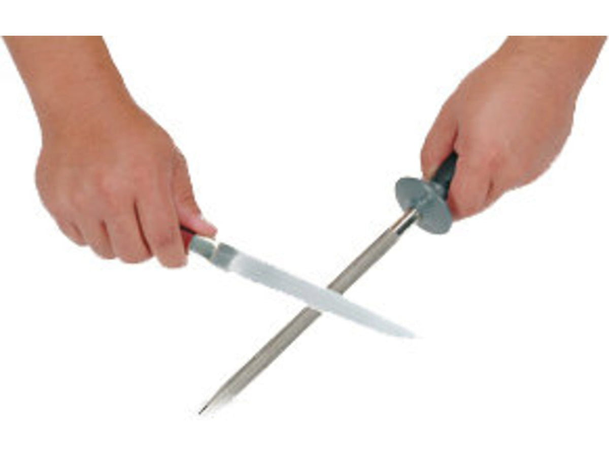 Lansky Sharpeners 9in. Diamond Butcher Steel Sharpener Tapered LSS9D