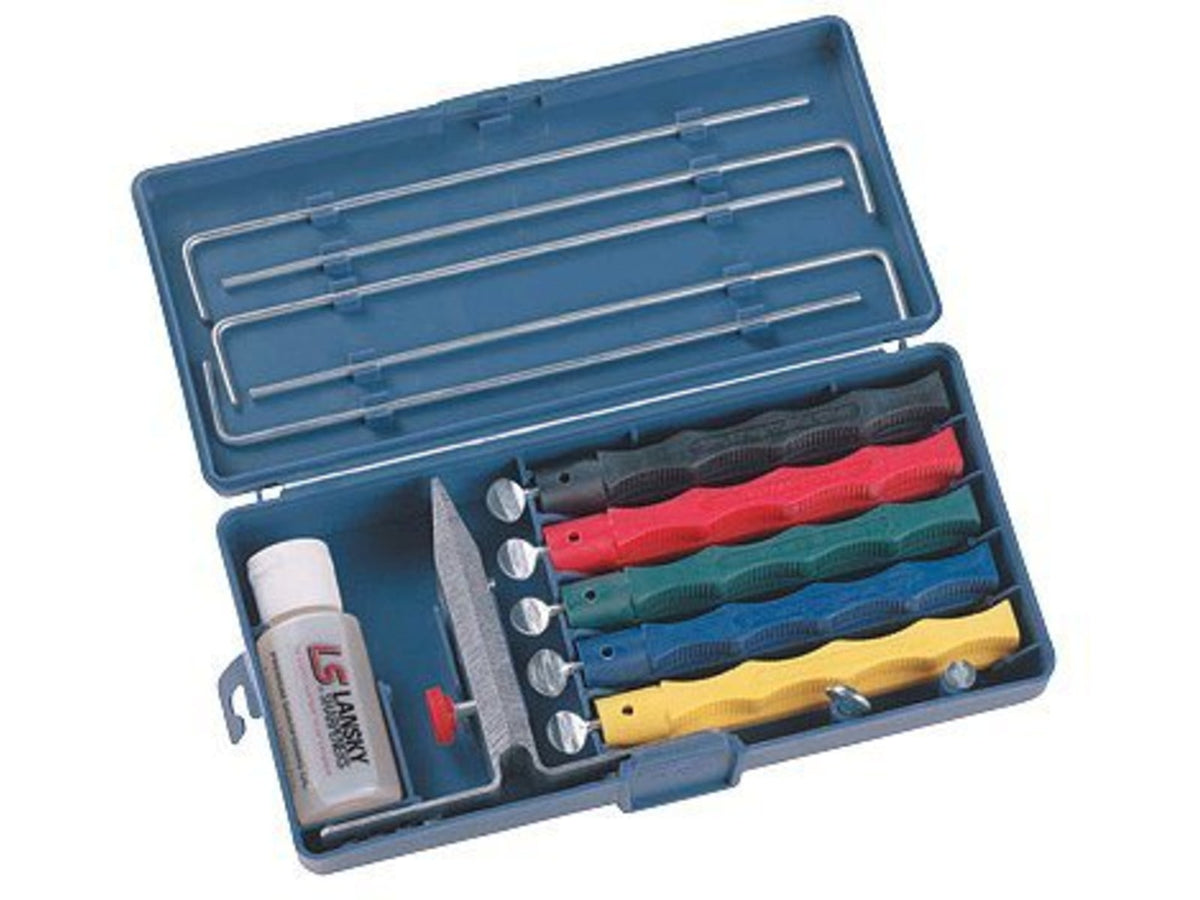 Lansky Sharpeners Lansky Deluxe Kit For Sharpening Knives LKCLX