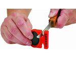 Lansky Sharpeners Quick Fix Knife Sharpener 2.38in Overall Burgundy ABS Handle w/Logo LS09889