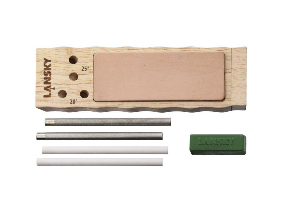Lansky Sharpeners Turn-Box With Leather Strop TB2D2CL