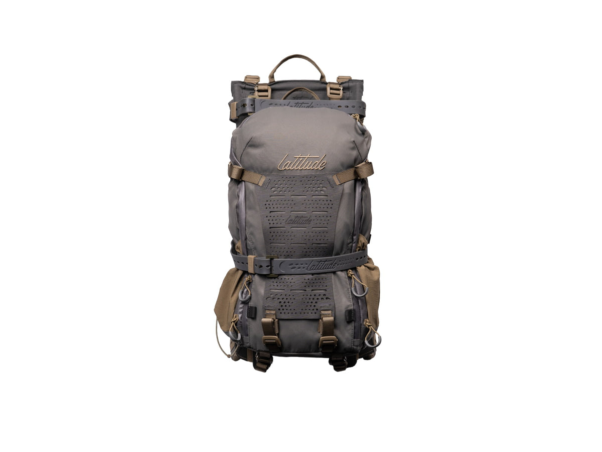 Latitude Outdoors Praxis 27L Backpack Gray/Tan BP-PXP