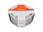 Le Creuset Nested Mixing Bowls w/ Nonslip Silicone Base & Plastic Air Tight Lids Steel