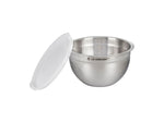 Le Creuset Nested Mixing Bowls w/ Nonslip Silicone Base & Plastic Air Tight Lids Steel