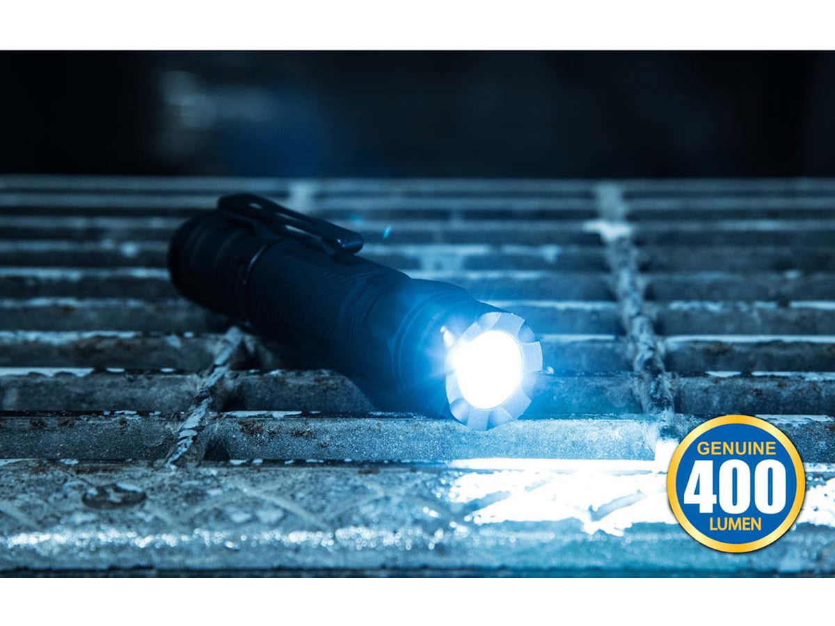 UTG Pro Everyday Carry CR123A 400 Lumen LED Flashlight Black LT-ELEDC01