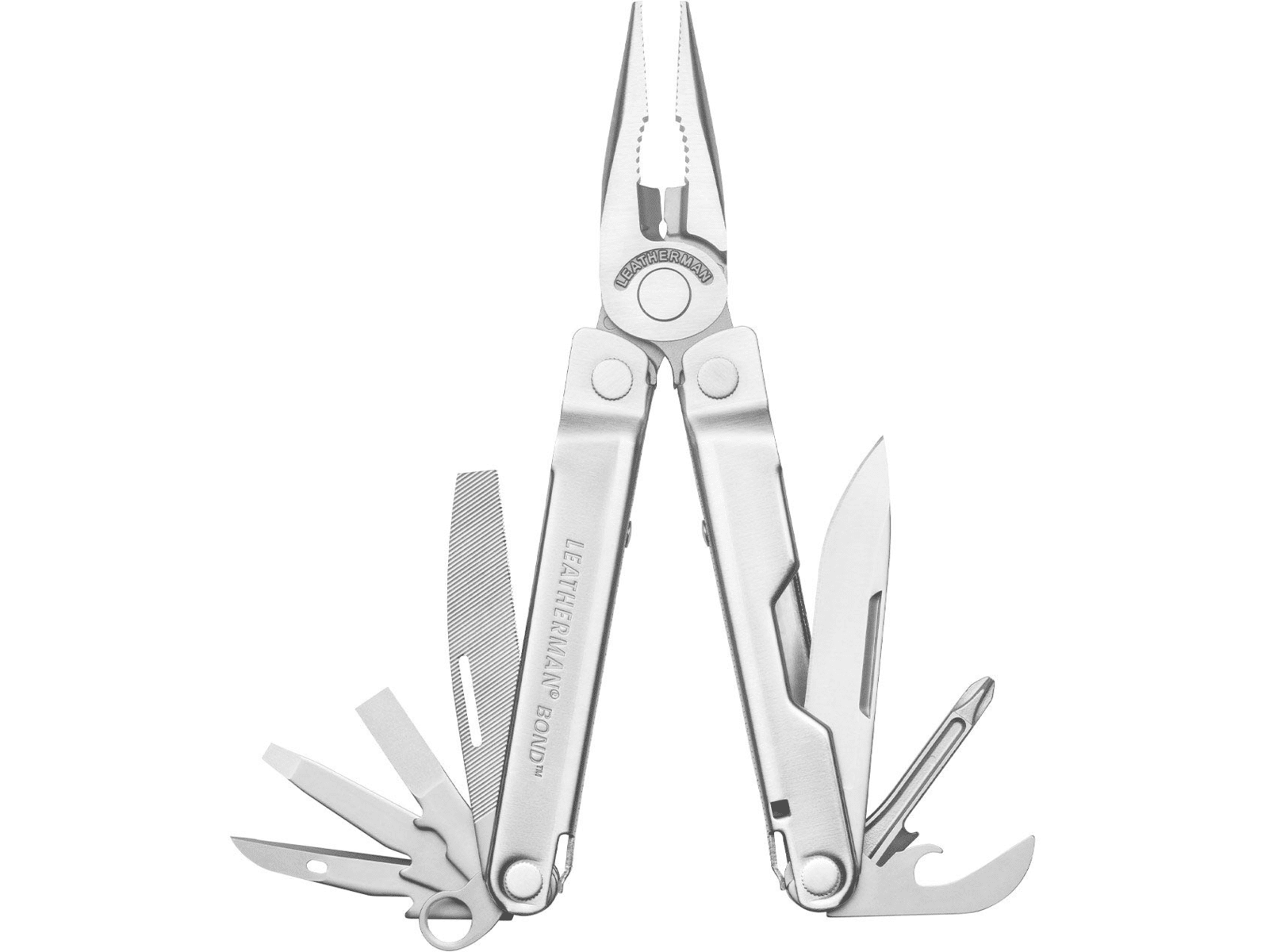 Leatherman Bond Multi-Tool 2.8in 420HC Stainless Steel Blade Stainless Steel Handle 832934