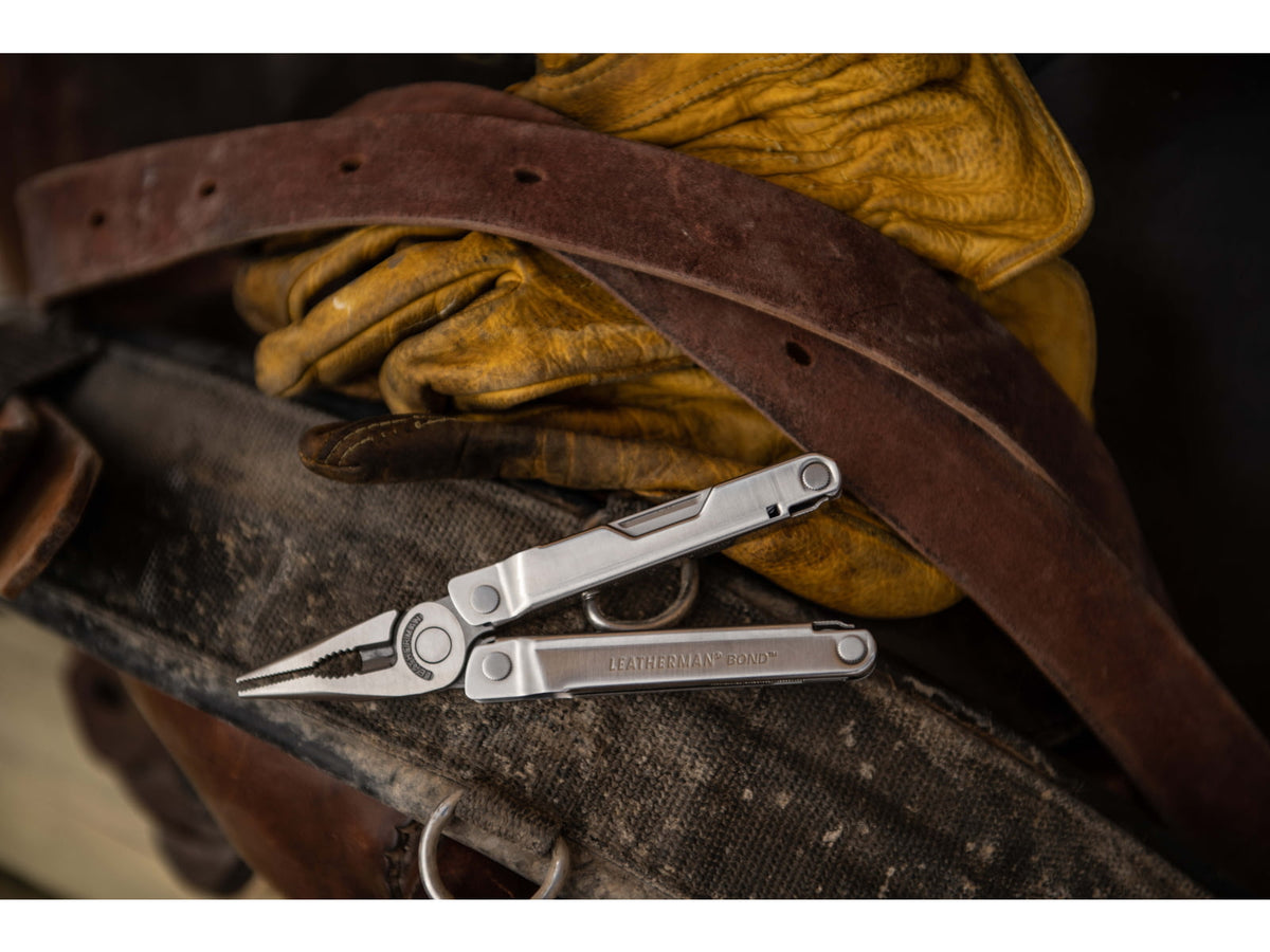 Leatherman Bond Multi-Tool 2.8in 420HC Stainless Steel Blade Stainless Steel Handle 832934