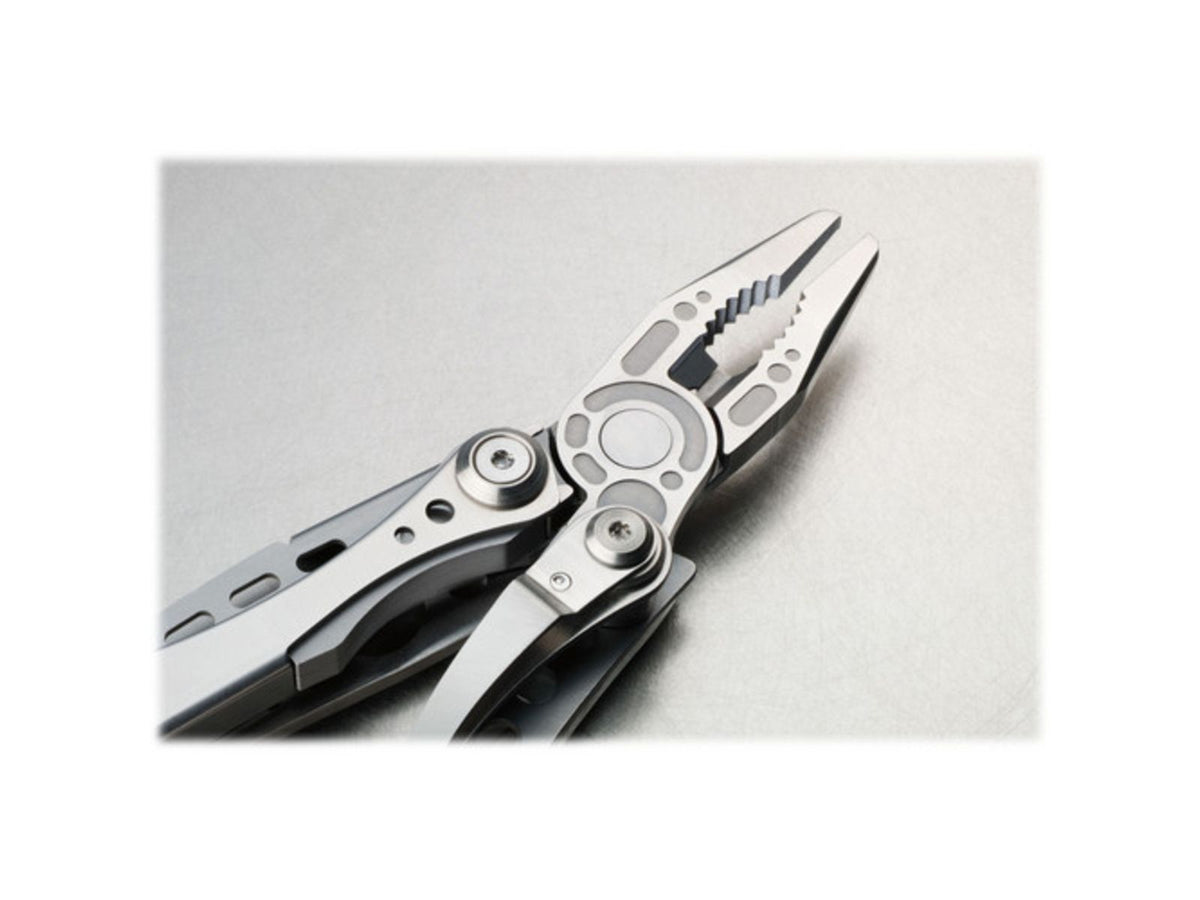 Leatherman Skeletool Multi-Tool 2.6in 420HC Stainless Steel Clip Point Blade Stainless Steel Handle 830845
