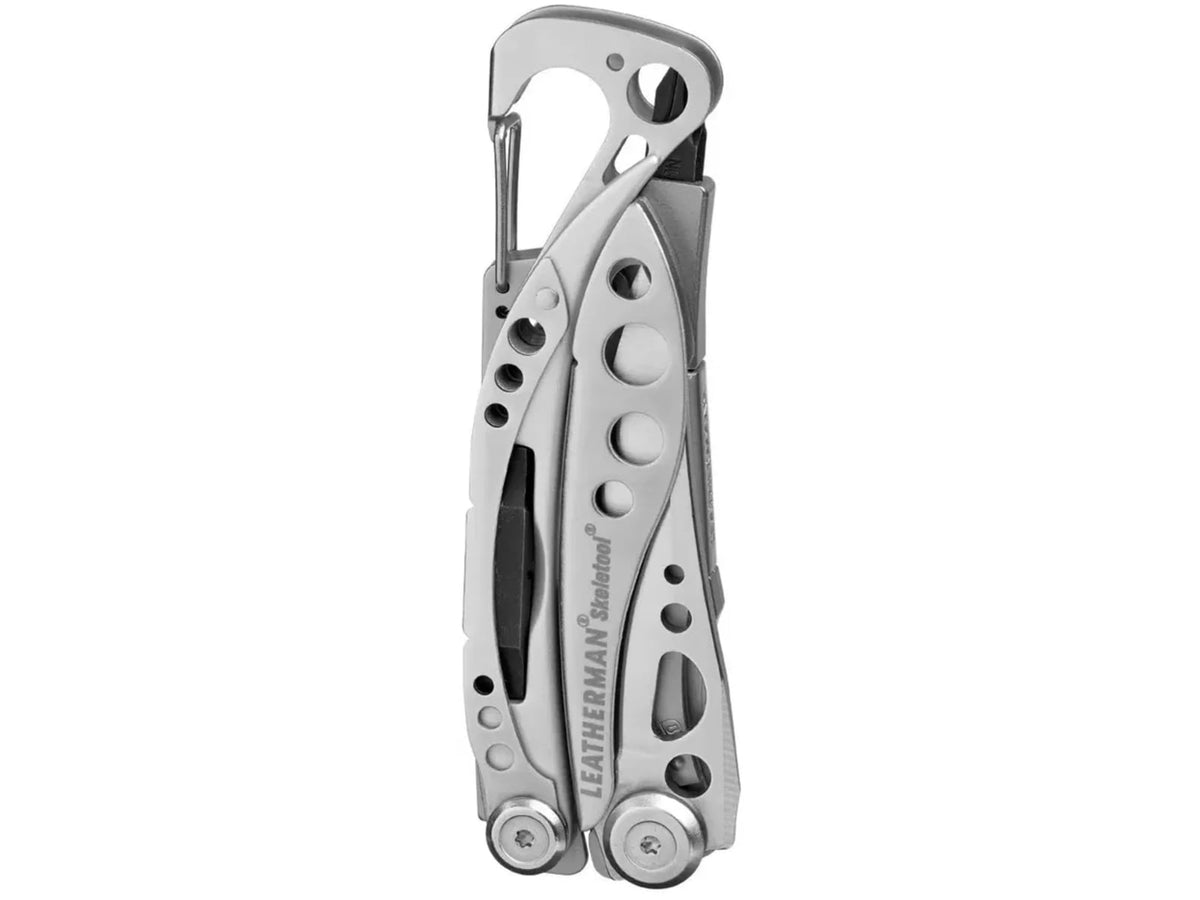 Leatherman Skeletool Multi-Tool 2.6in 420HC Stainless Steel Clip Point Blade Stainless Steel Handle 830845