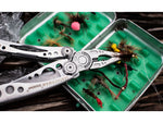 Leatherman Skeletool Multi-Tool 2.6in 420HC Stainless Steel Clip Point Blade Stainless Steel Handle 830845