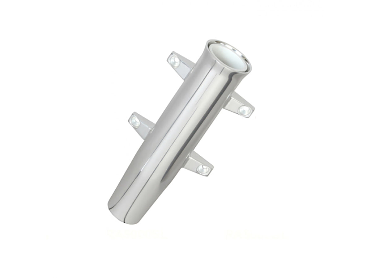 Lee's Tackle Aluminum Side Mount Rod Holder - Tulip Style - Silver Anodize RA5000SL