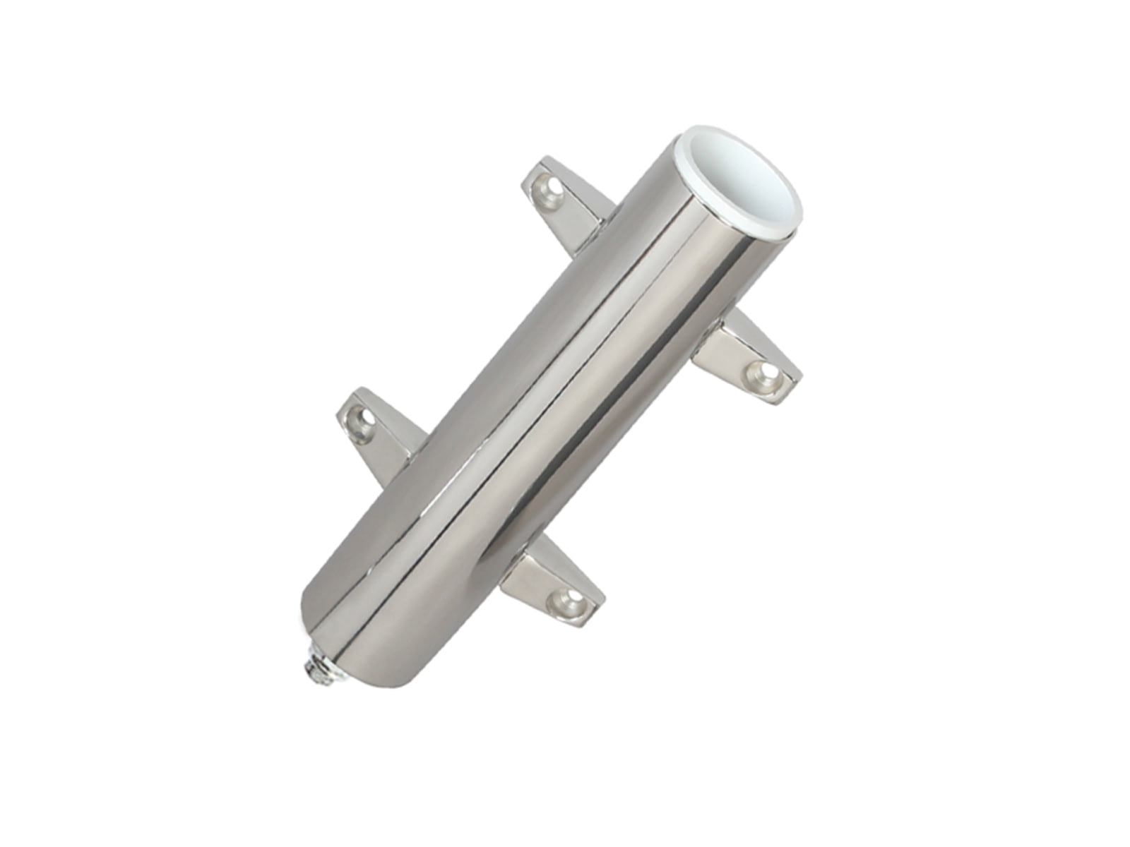 Lee's Tackle Steel Heavy Duty Bulkhead Mount w/Swivel Base 2.25" OD X 10.5" Tube Stainless RH570