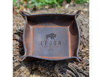 Lejon Large Key Tray Brown VB-782