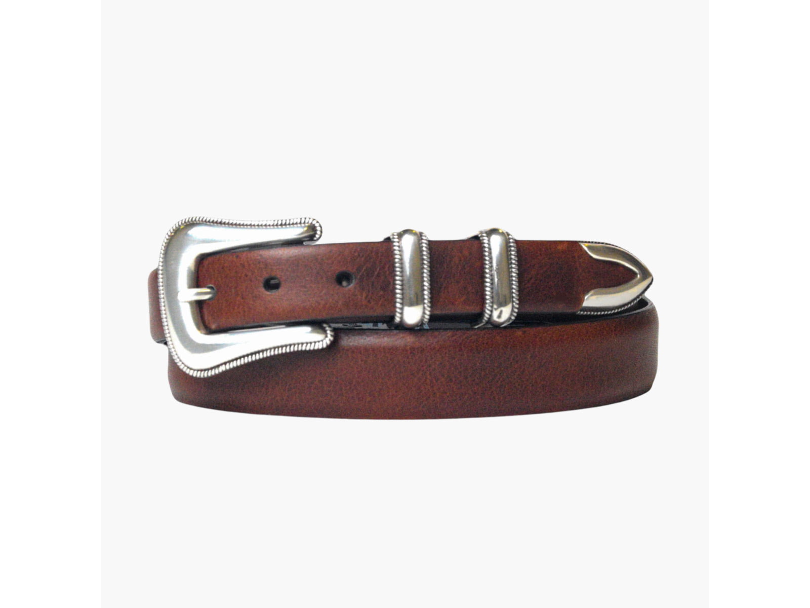 Lejon McCoy II Leather Belt - Men's Brown