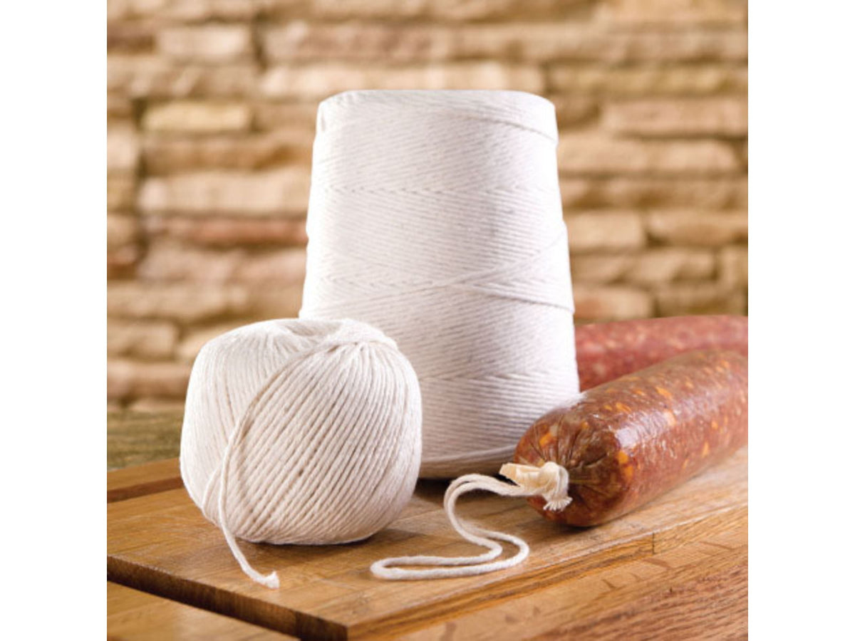 LEM Products 1/2 Pound Ball of Cotton Twine White 028A