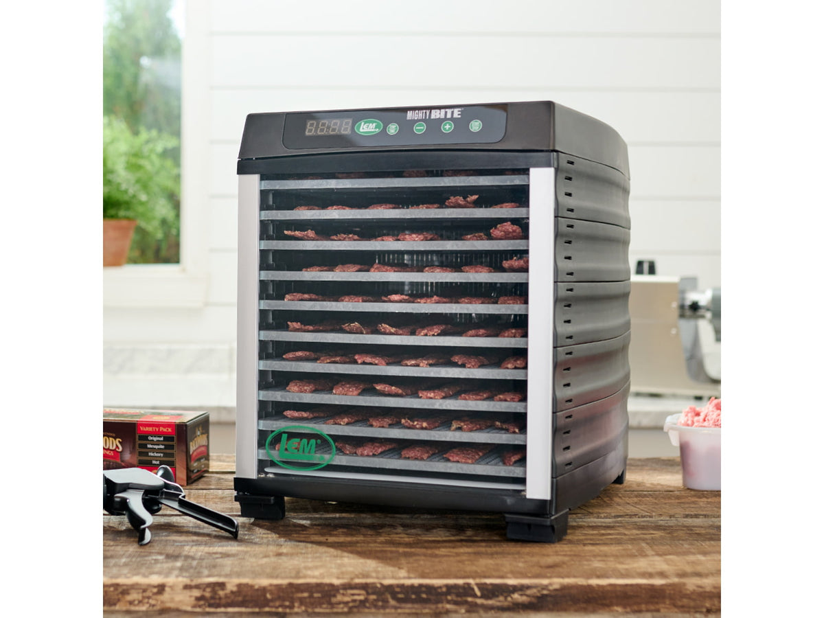 LEM Products MightyBite 10 Tray Plastic Dehydrator