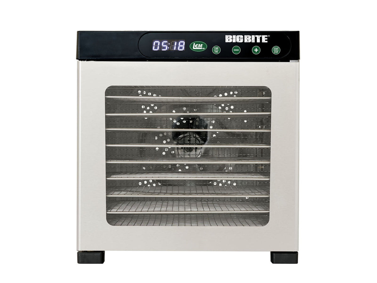 LEM Products BigBite 10 Tray Stainless Steel Dehydrator