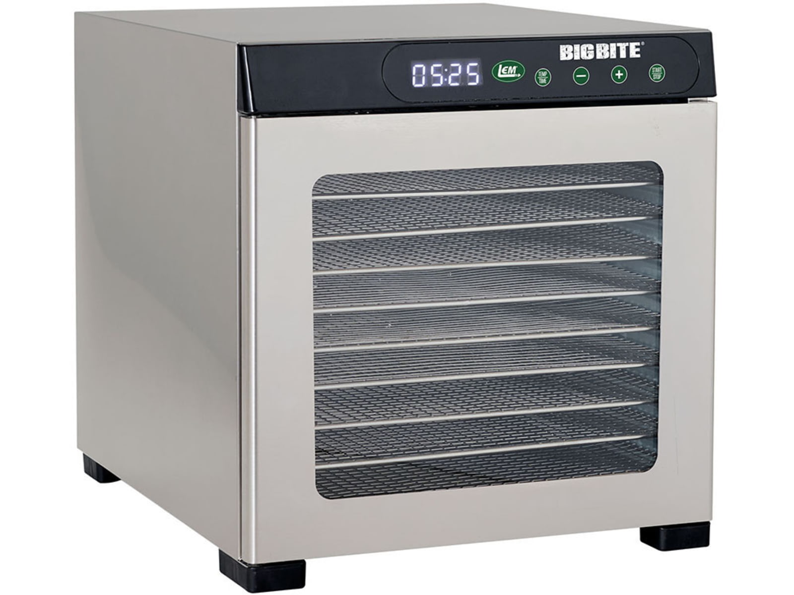 LEM Products BigBite 10 Tray Stainless Steel Dehydrator