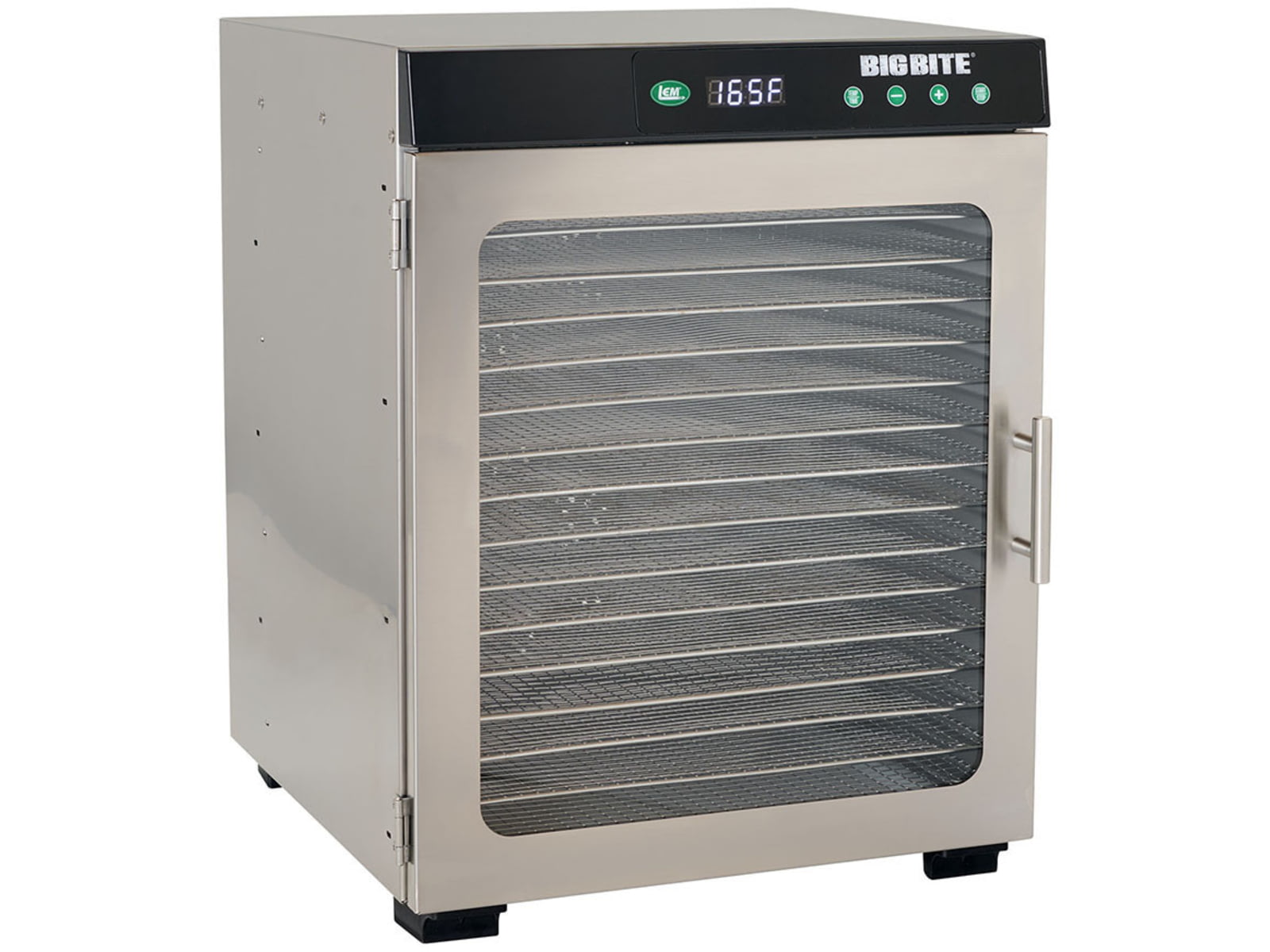 LEM Products BigBite 16 Tray Stainless Steel Dehydrator