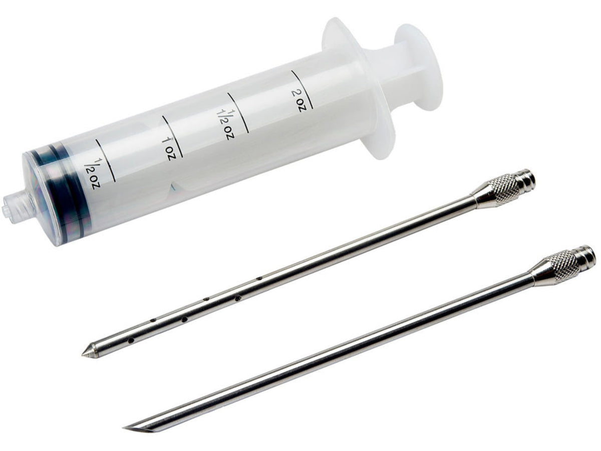 LEM Products 2oz Plastic Injector with 2 needles Clear Injector Stainless Needles 388