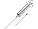 LEM Products 4oz Metal Meat Injector with 2 needles Chrome 839