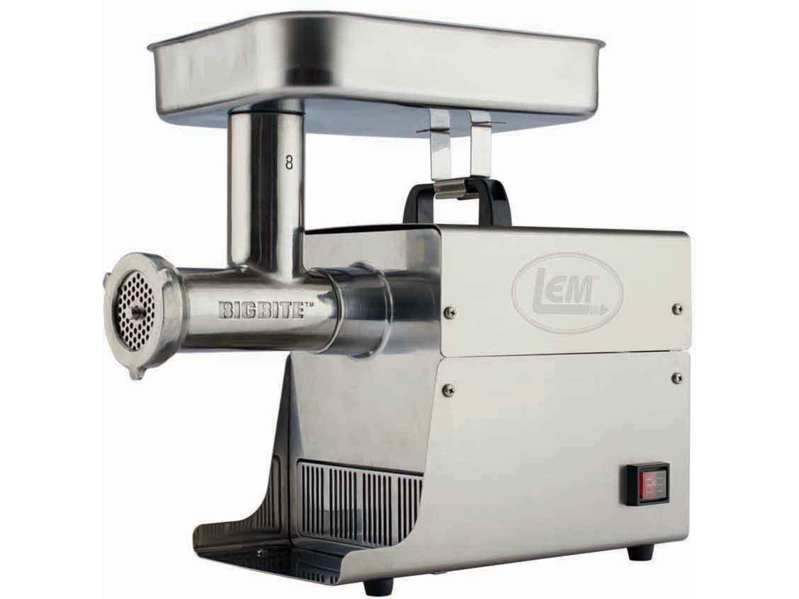 LEM Products Big Bite #8 0.5HP Stainless Steel Electric Grinder Stainless