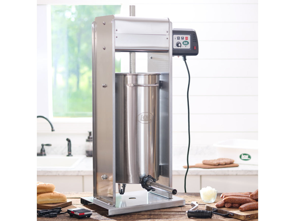 LEM Products Big Bite Motorized Stuffer 50lb Stainless steel 1906