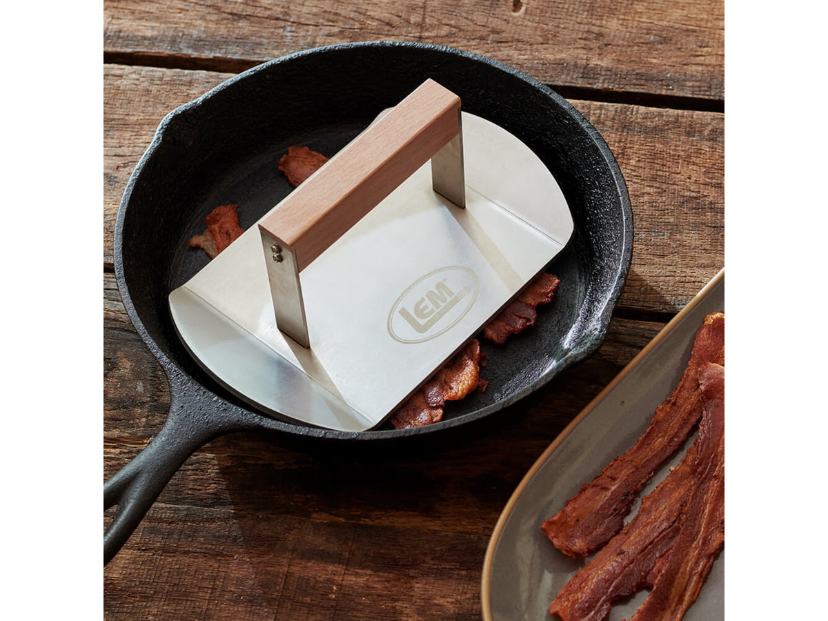 LEM Products Grill/Bacon Press Stainless Steel